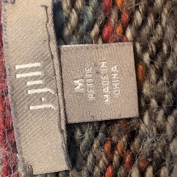 J.Jill Wool Alpaca Blend Earthtone Long Sleeve Sweater. Size Medium Petite - Picture 11 of 13